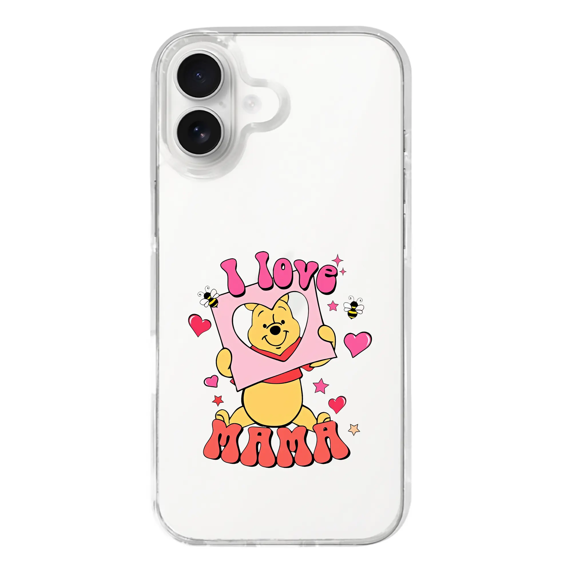 プーさん グッズ くまのプーさん - iPhone 17シリーズ 透明スマホケース – 薄型・耐衝撃・精密フィット保護カバー